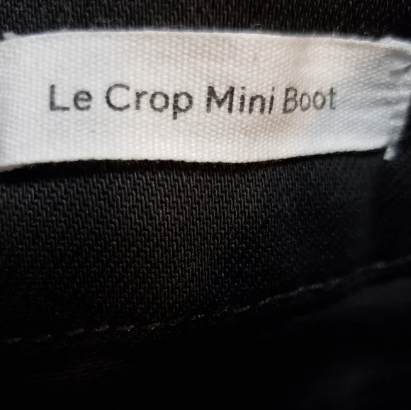 Frame Le Crop Mini Boot Jeans color Herring 'BLACK